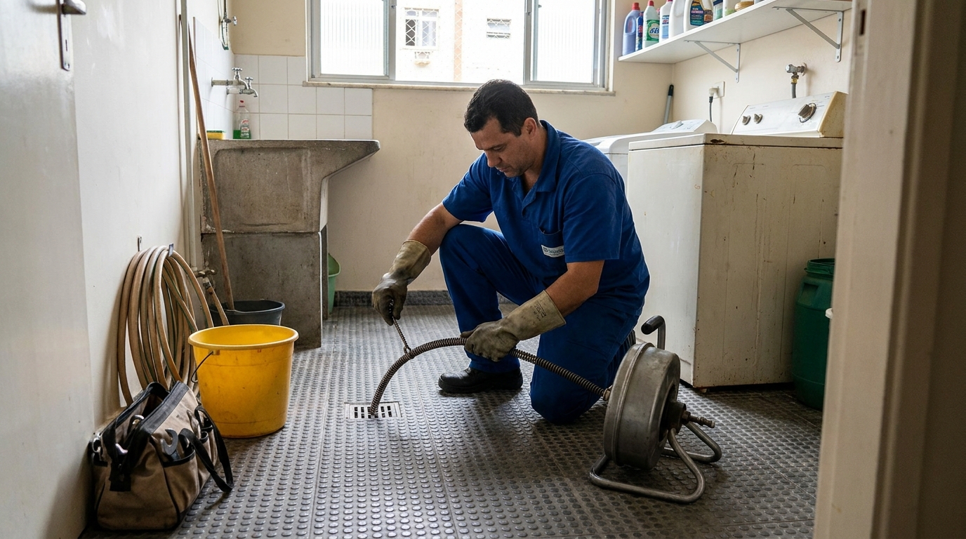 Desentupimento de ralo profissional em Aracaju‑SE